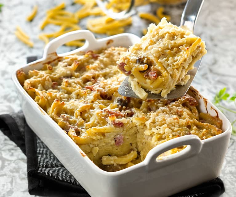 gratin de pates cookidoo la plateforme de recettes officielle de thermomix