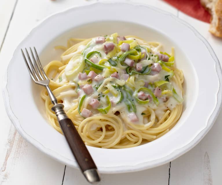 Ham and Leek Pasta Sauce