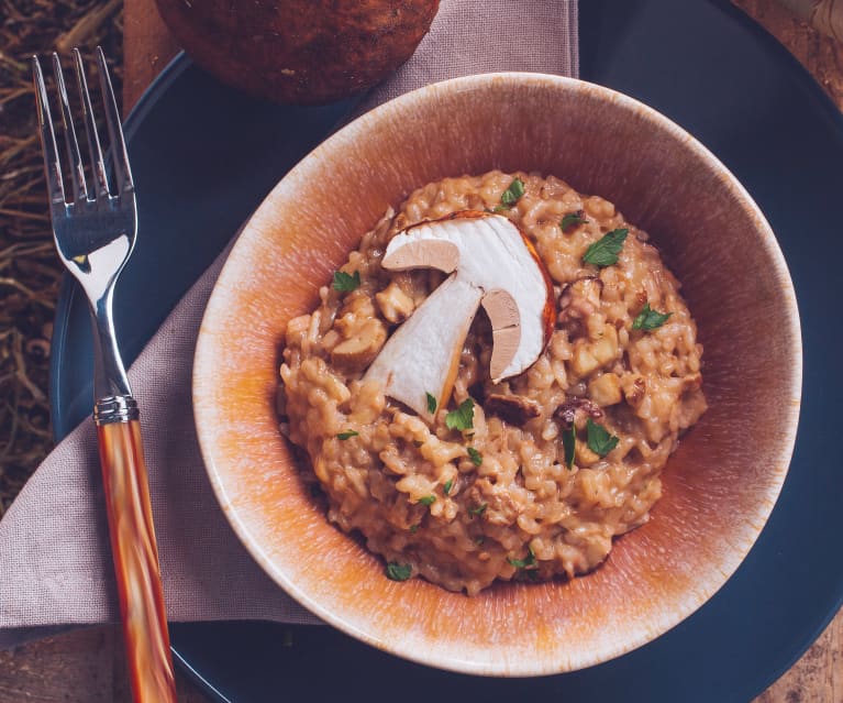 Risotto con boletus