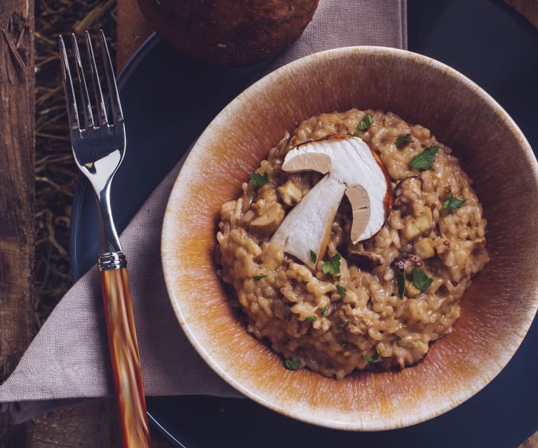 Risotto mit frischen Steinpilzen