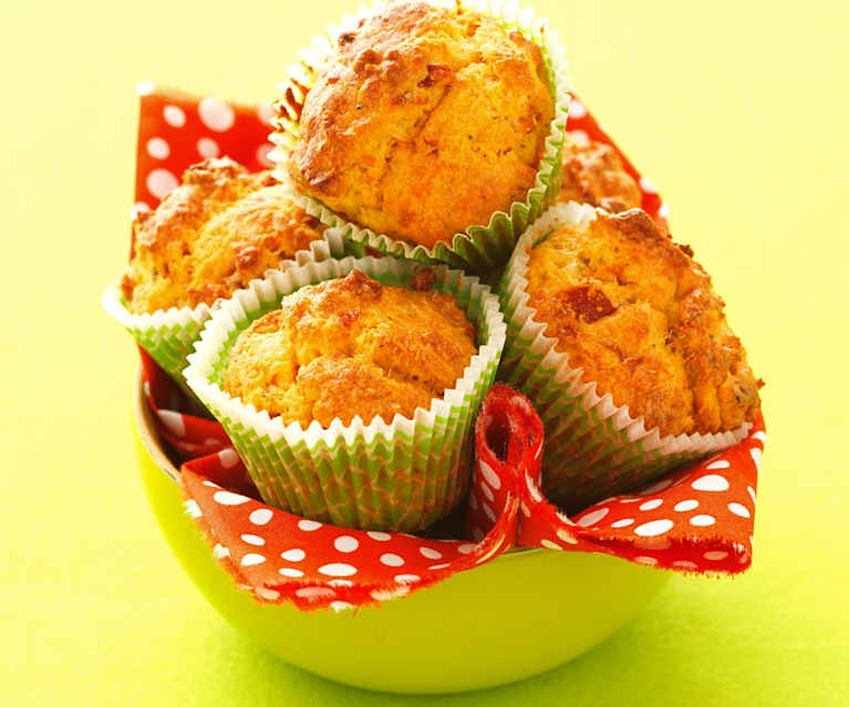 Muffins tomate et mozzarella