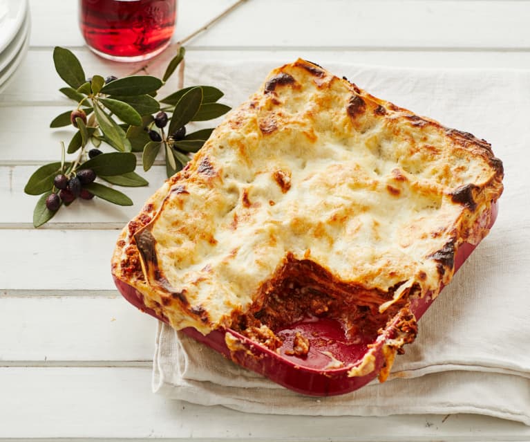 Lasagne mit Parmesan-Béchamelsauce