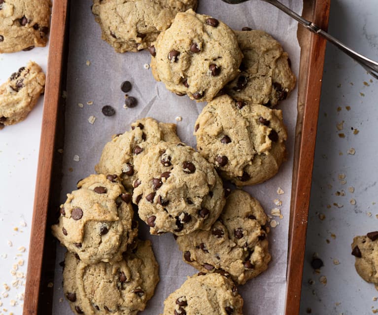 Galletas Cookies con pepitas de chocolate