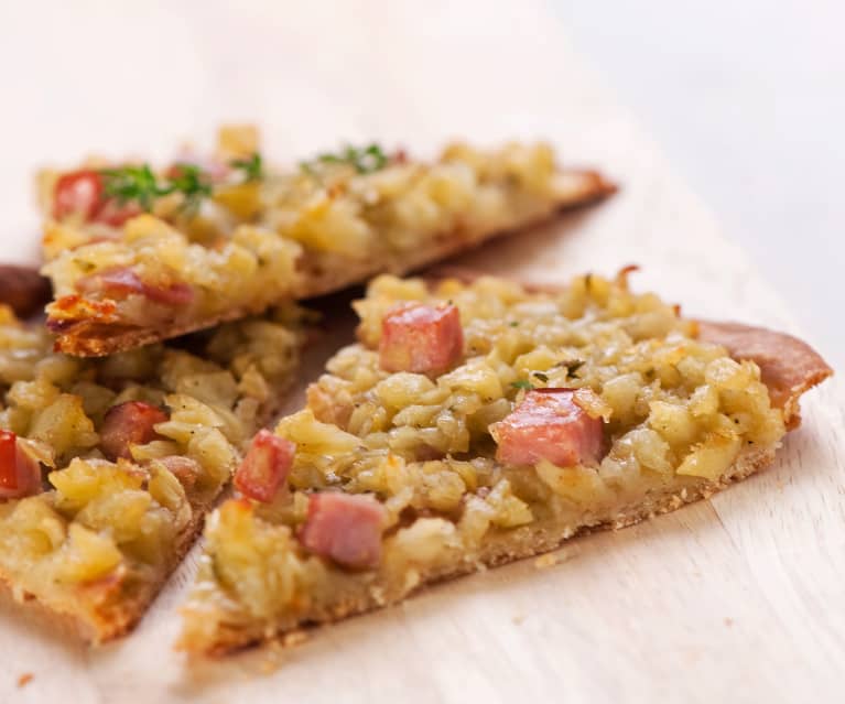 Flammkuchen con patate