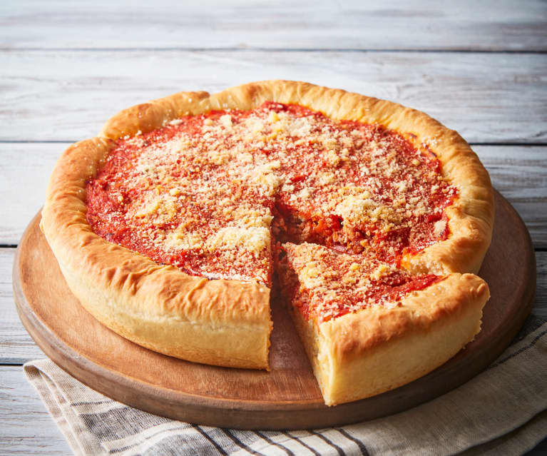 Chicago-Style Deep Dish Pizza - Cookidoo® – het officiële  Thermomix®-receptenplatform