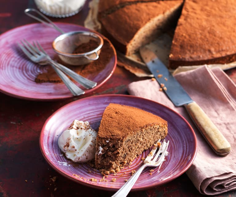 Schneller Maroni-Kuchen mit Nüssen & Schoko