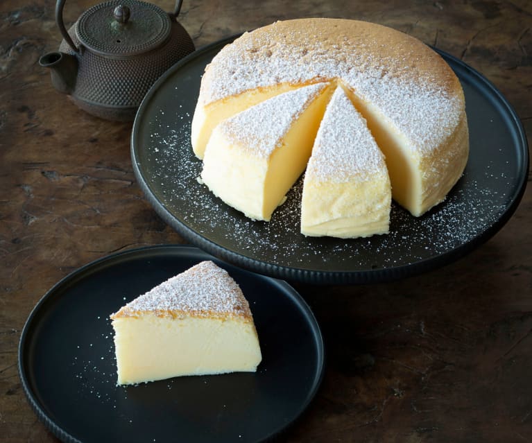 Citrónový japonský cheesecake