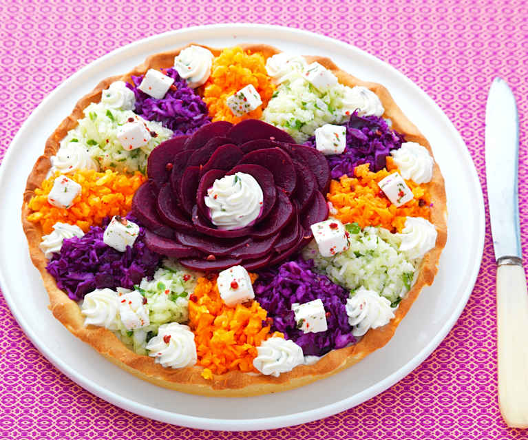 Tarte aux crudités