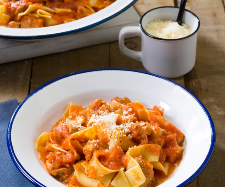 Pappardelle con ragú de cordero