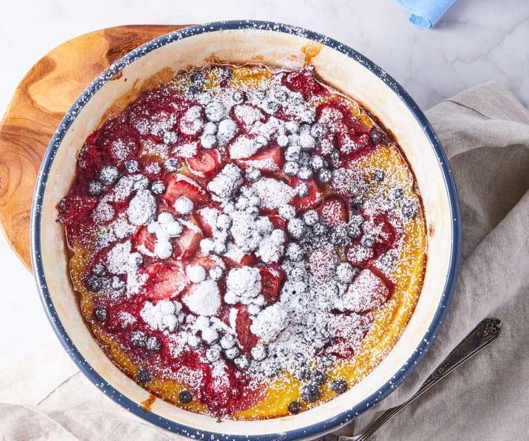 Clafoutis de frutos rojos