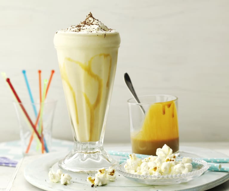 Milkshake banane-confiture de lait