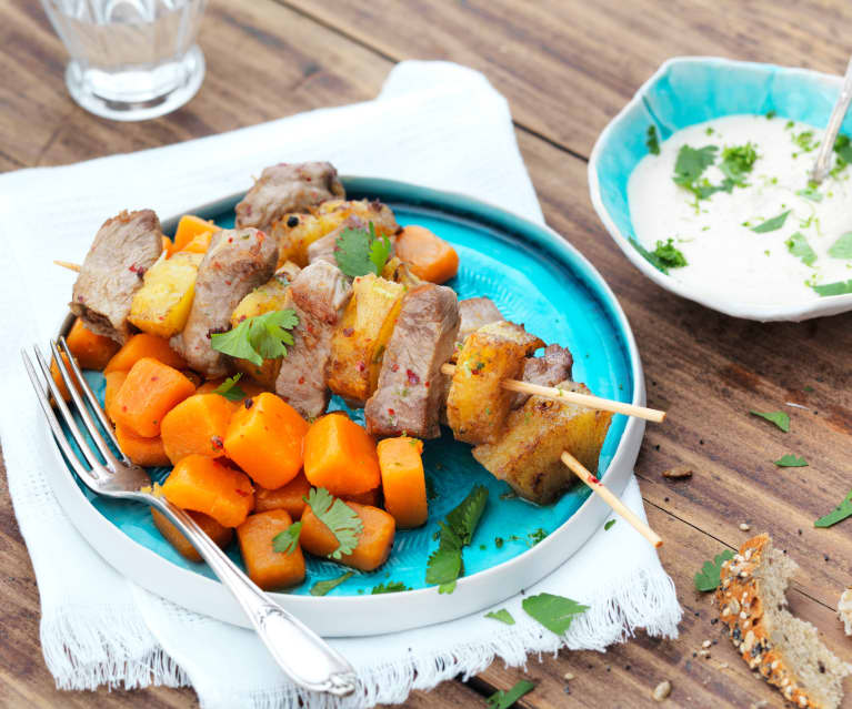 Brochettes De Filet Mignon à Lananas