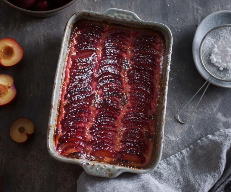 Clafoutis di prugne