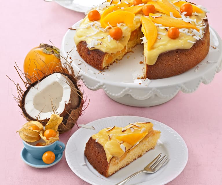 Mango-Physalis-Kuchen