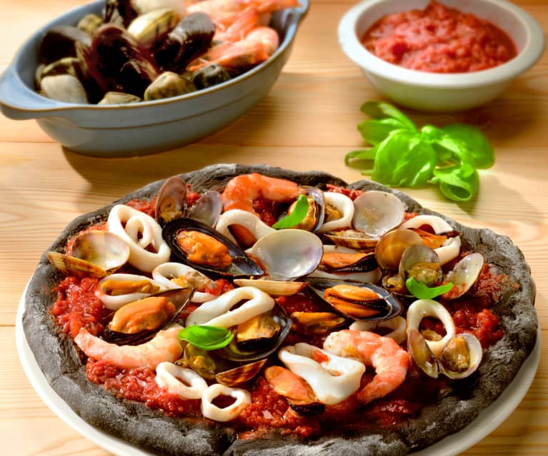 Pizza ai frutti di mare