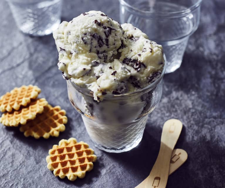 Stracciatella-Eis