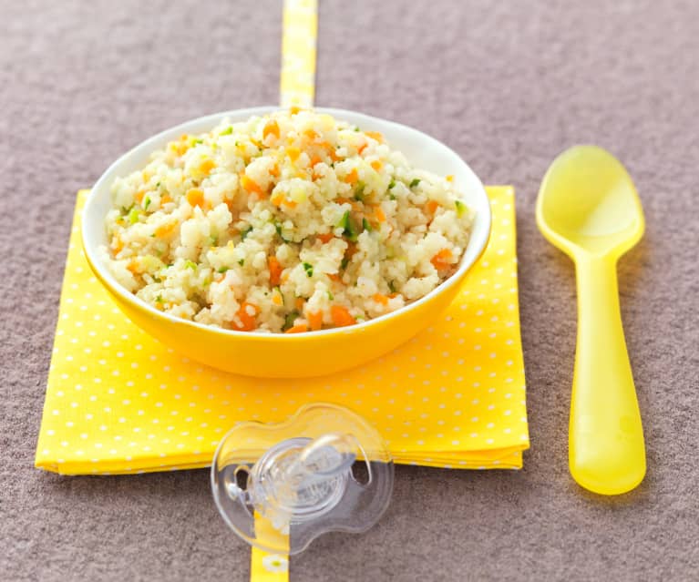 Recette bébé 8 mois : Couscous revisité pour bébé