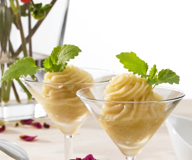 Apfel-Calvados-Sorbet