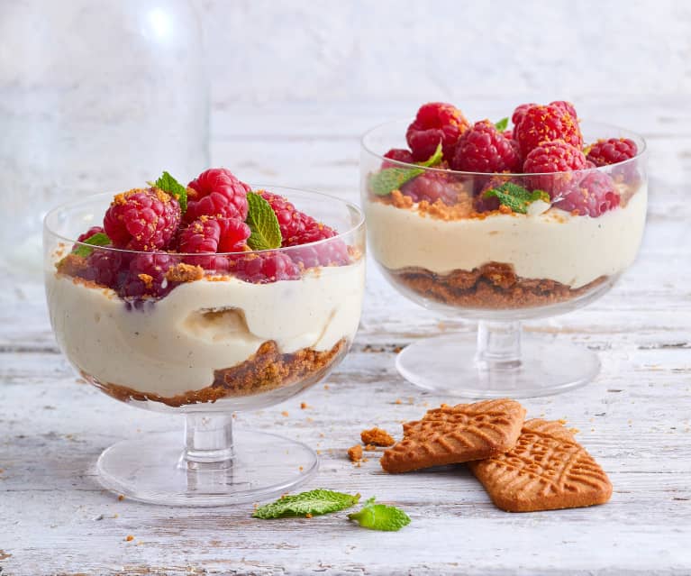 Tiramisu au verre à la framboise - Cute cakes