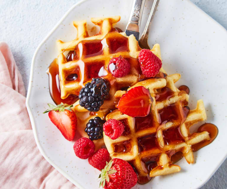 Receta de waffles