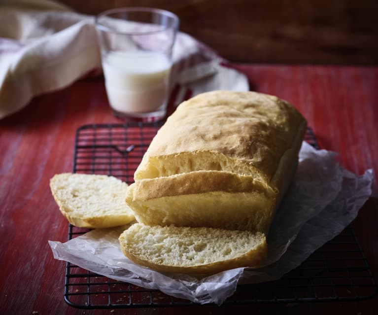 Pan de caja blanco