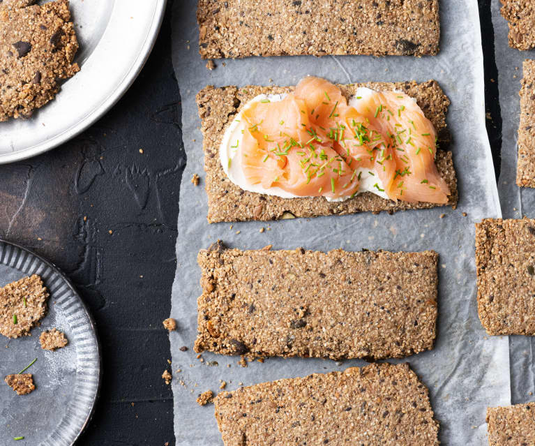 Galletas saladas con aceitunas, nueces y parmesano - Cookidoo