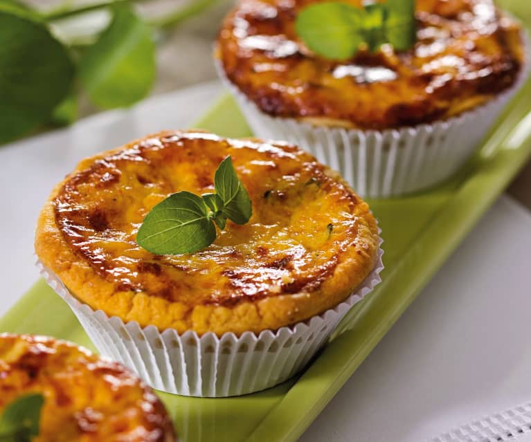 Mini quiche de palmito e manjericão - Cookidoo® – the official ...