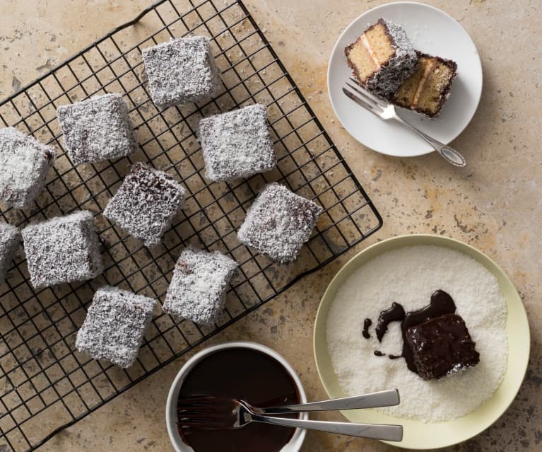 How to make Australia Day Lamington Ice Cream Cake Recipe