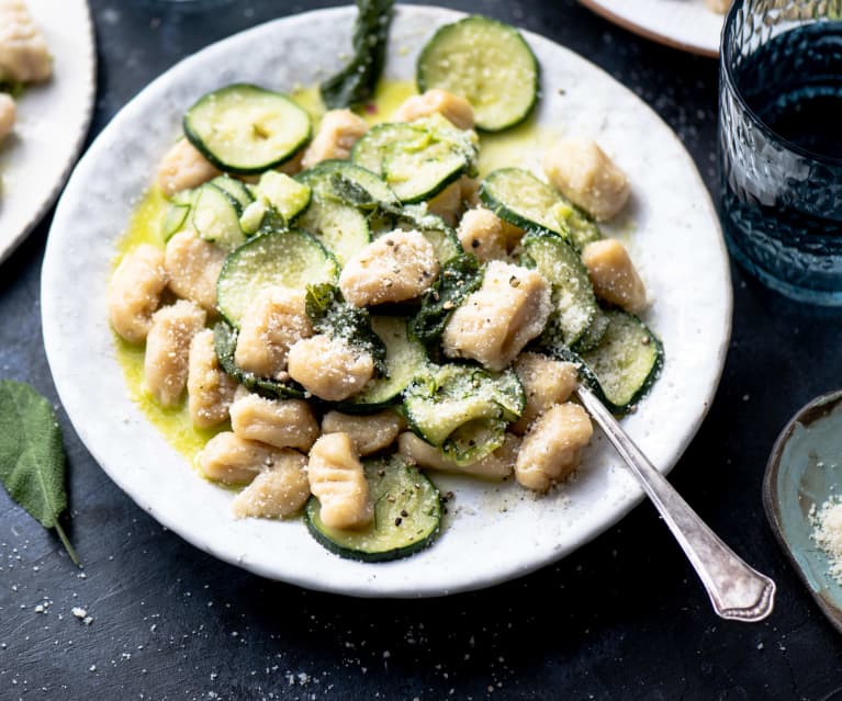 Gnocchi di patate con zucchine