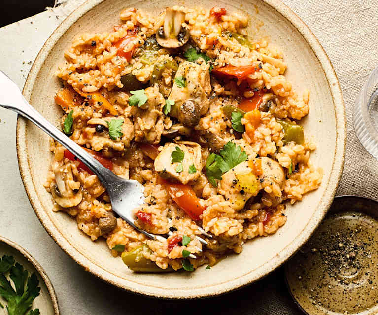 Chicken and Mushroom Rice