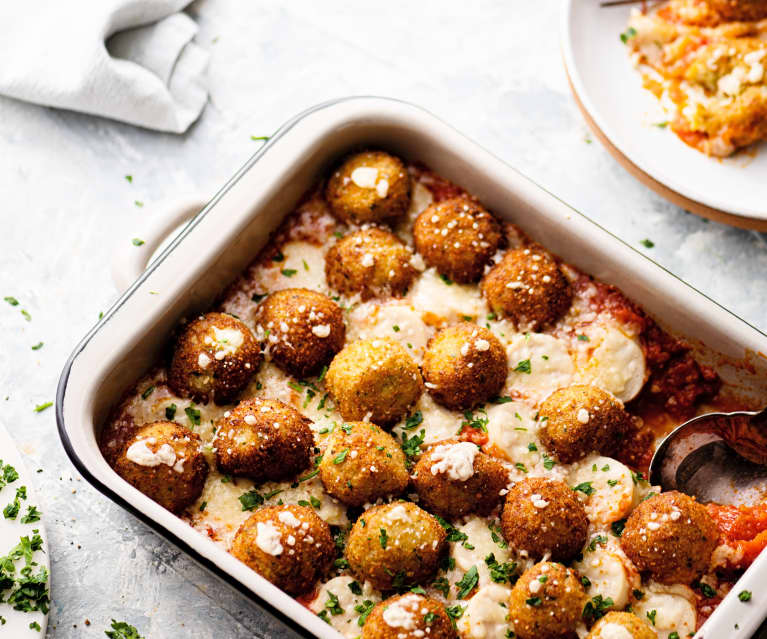 Bolitas de coliflor al horno