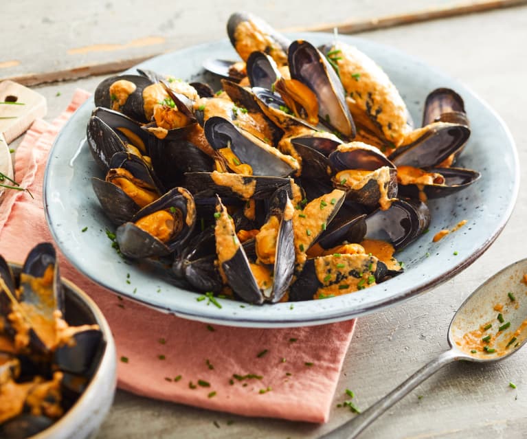 Moules à la sauce chorizo