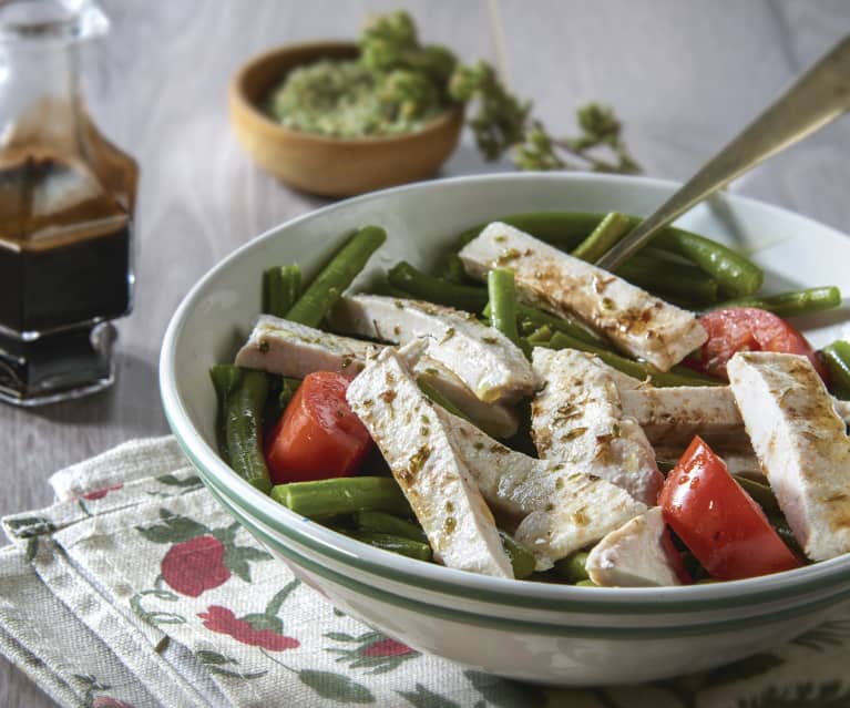 Insalata di tacchino e fagiolini