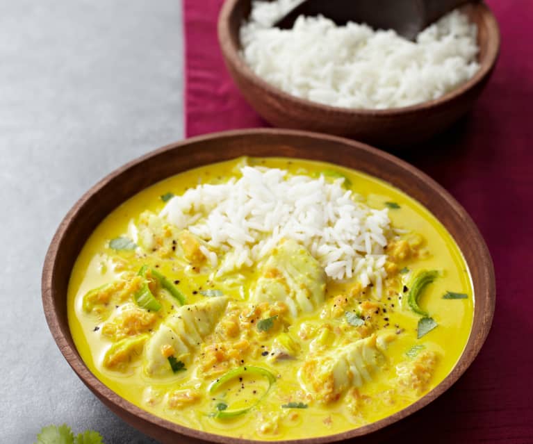 Poisson au curry (au cookeo) - Quand Nad cuisine