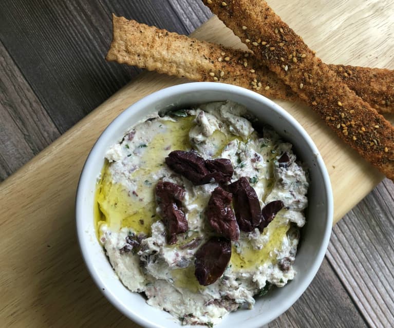 Olive and Thyme Goat Cheese Dip