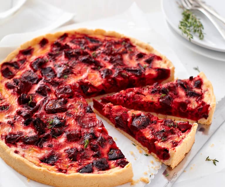 Rote-Bete-Tarte mit Feta - Cookidoo® – das offizielle Thermomix®-Rezept ...