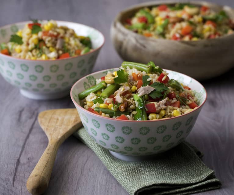 Brown rice salad