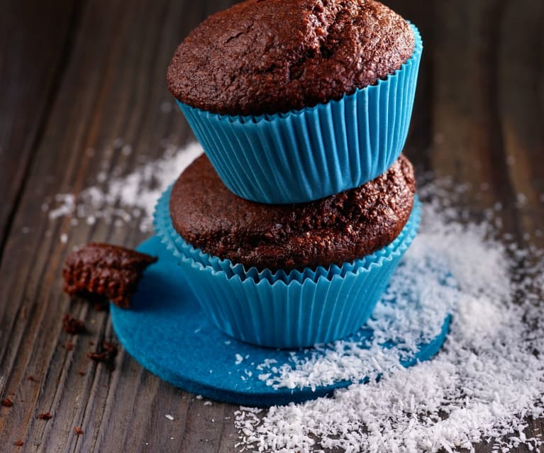 Schokoladen-Kokos-Muffins