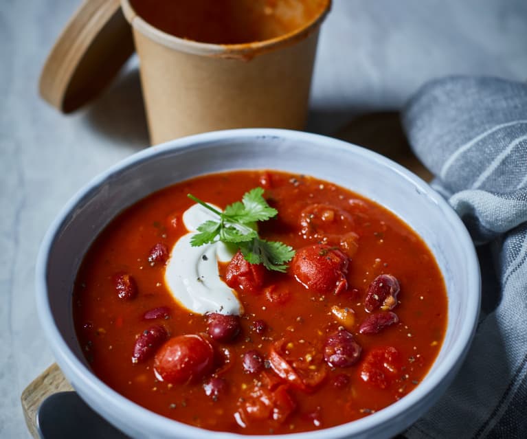 Tomaten-Bohnen-Suppe - Cookidoo® – das offizielle Thermomix®-Rezept-Portal