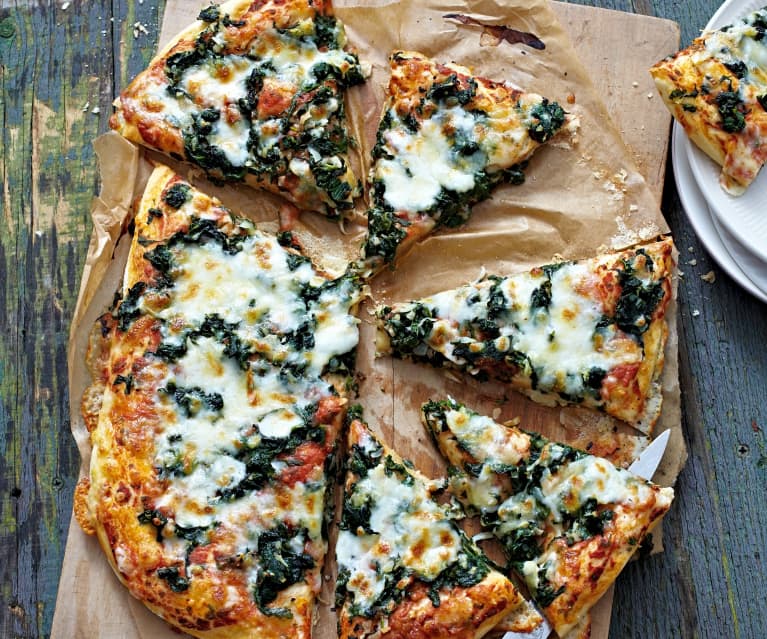 Pizza épinard-feta