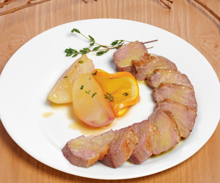 Magret de canard aux châtaignes, sauce aux airelles - Cookidoo® – la  plataforma de recetas oficial de Thermomix®