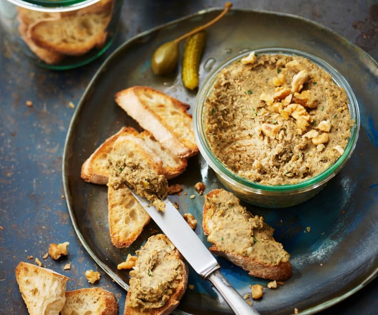 Pâté végétal aux lentilles et noix