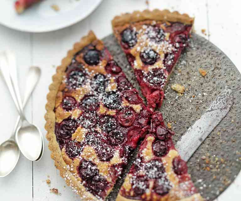 Tarte amandine aux cerises