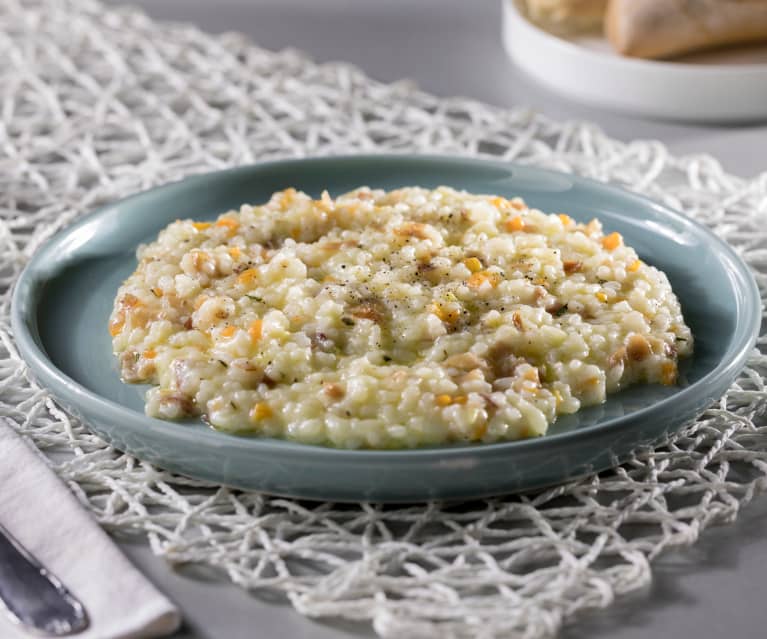 Risotto rosmarino e speck