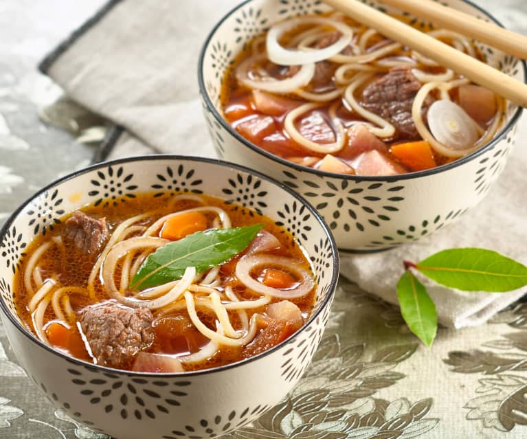 Soupe aux légumes à la chinoise