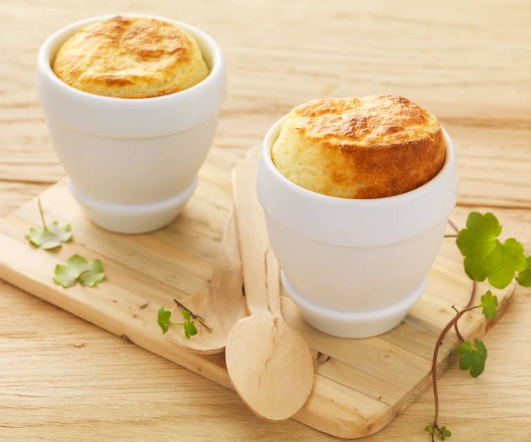 Soufflés poires roquefort