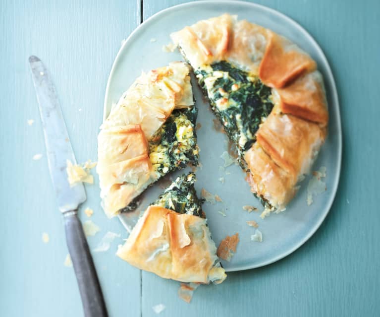 Tourte à la grecque aux épinards et à la feta