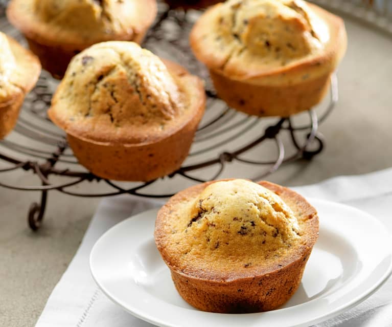 Muffins con gocce di cioccolato