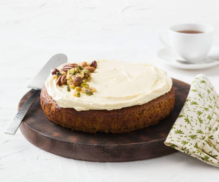 Gluten free carrot and almond cake