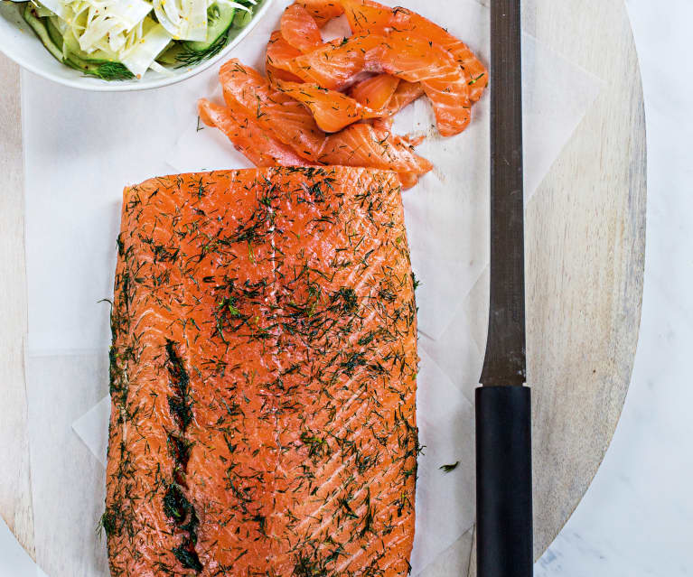 Saumon Gravlax : recette facile : Recette de Saumon Gravlax : recette facile